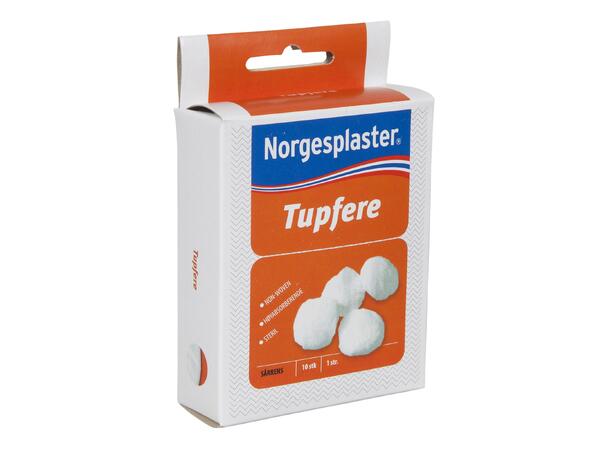 SCANSPORT Tupfere bomull 10 stk Tupfere til sårvask 